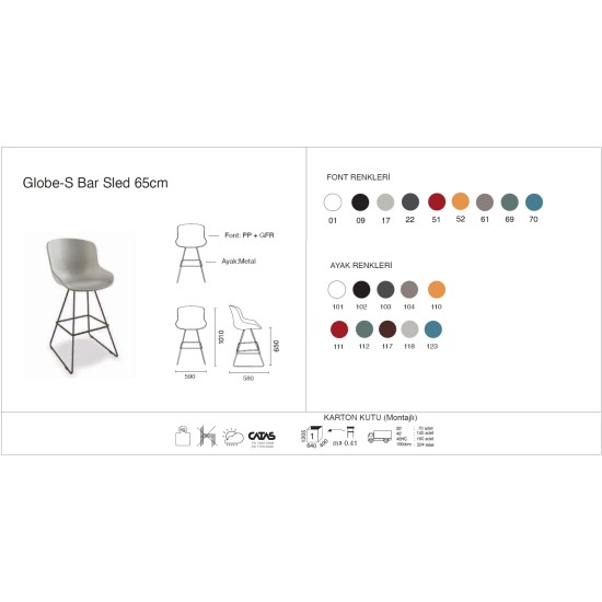 Globe-S Bar Sled 65