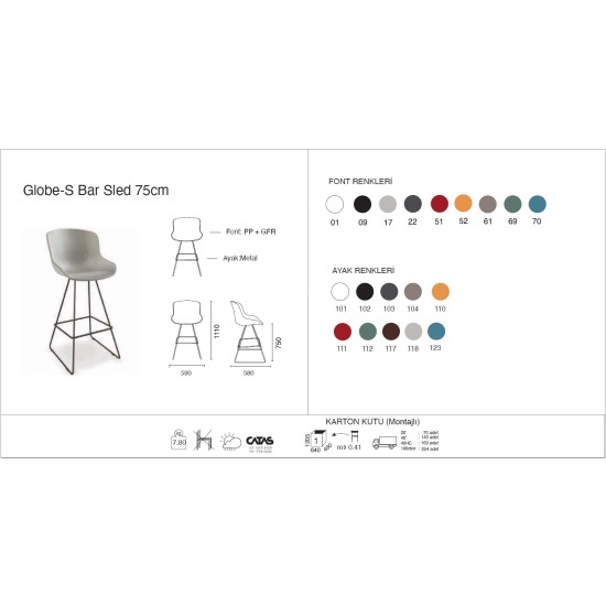 Globe-S Bar Sled 75