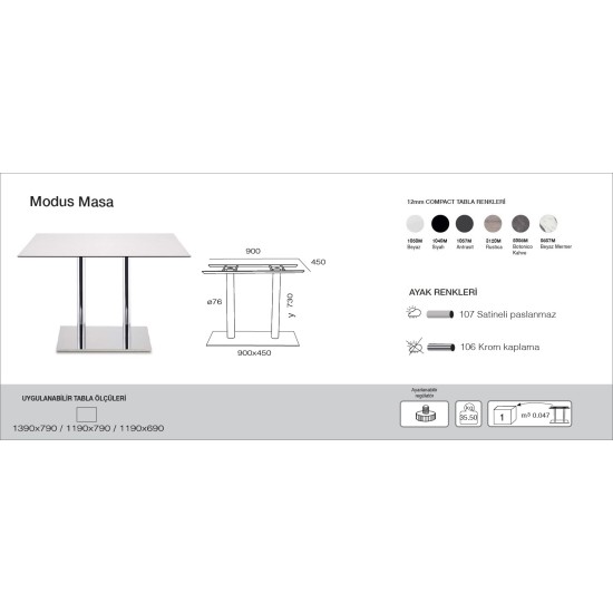 Modus Masa (69x119/79x119/79x139)