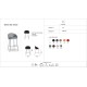 Glera Bar Stool Glera Bar Stool