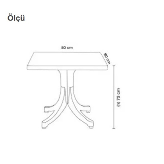 NOVA 80x80  - 4 kişilik