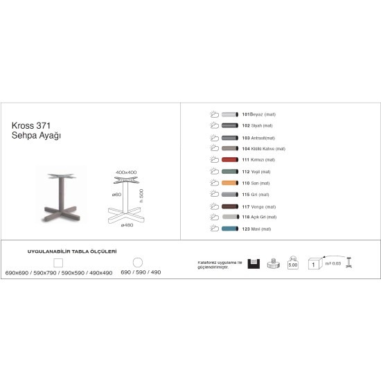 Kross 371 Ayak - SEHPA Kross 371 Ayak - SEHPA
