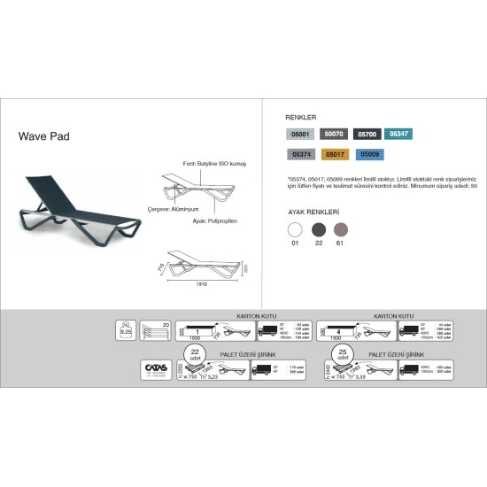 WAVE PAD ŞEZLONG