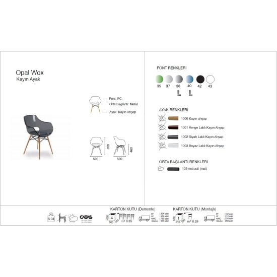 Opal Wox Kayın Ayak