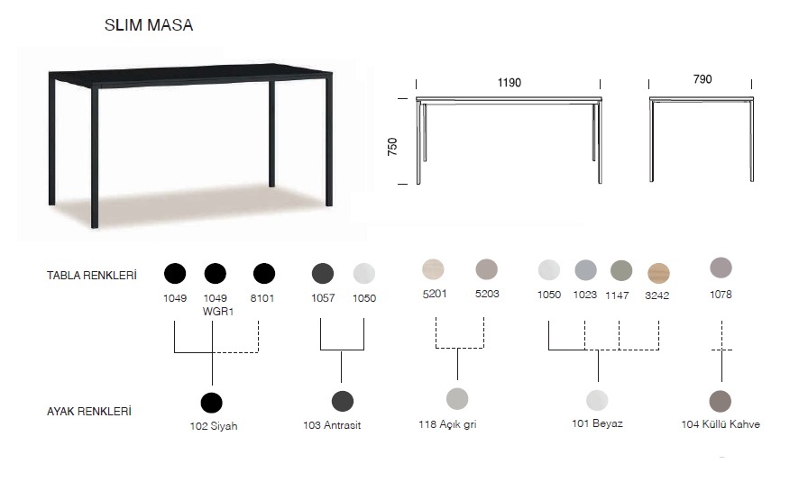 Slim Masa  79x119