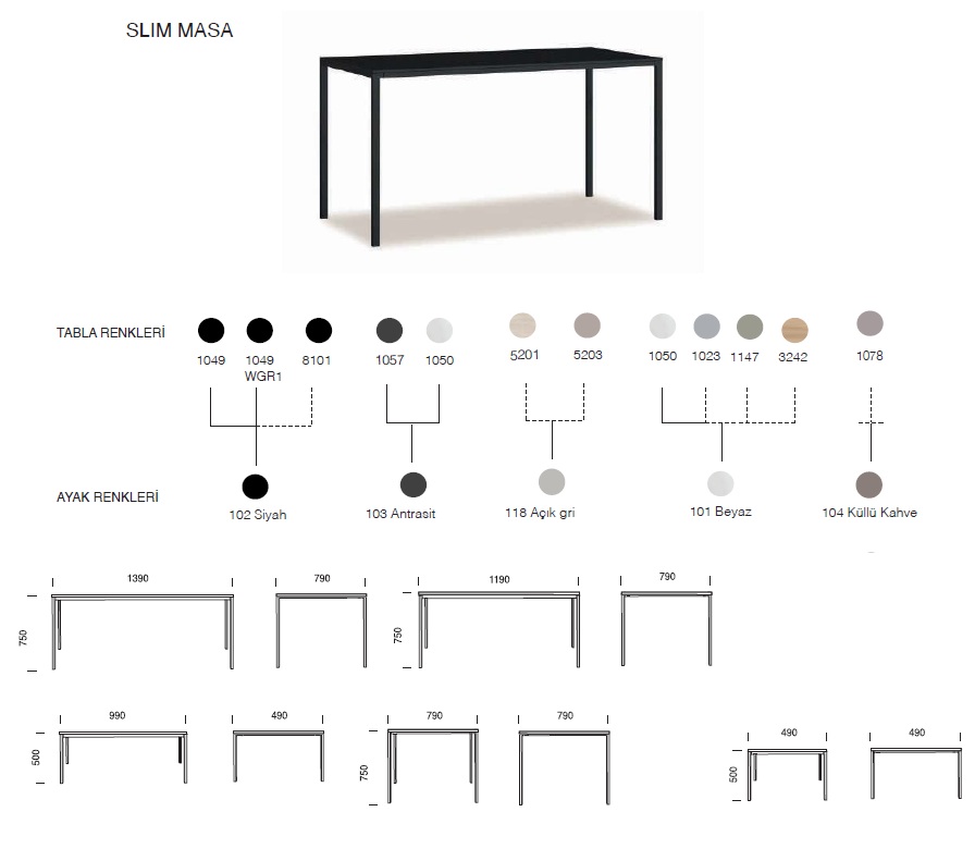 Slim Masa  79x139