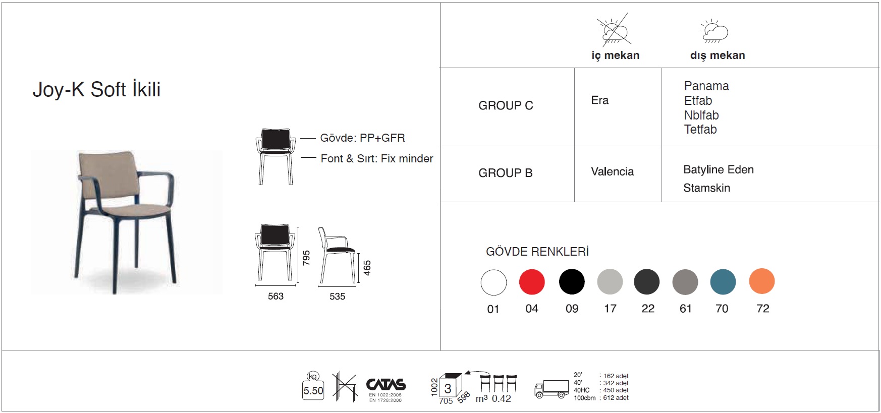 Joy-K Soft İkili Minder